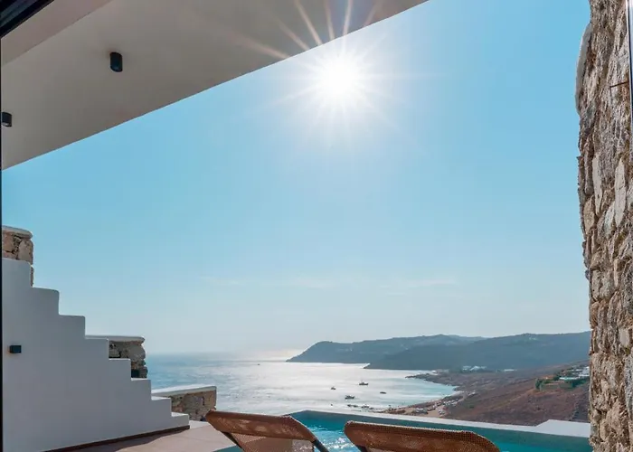 Luxury Sea View Private Pool - Exclusive At Elia Mykonos Elia (Mykonos)