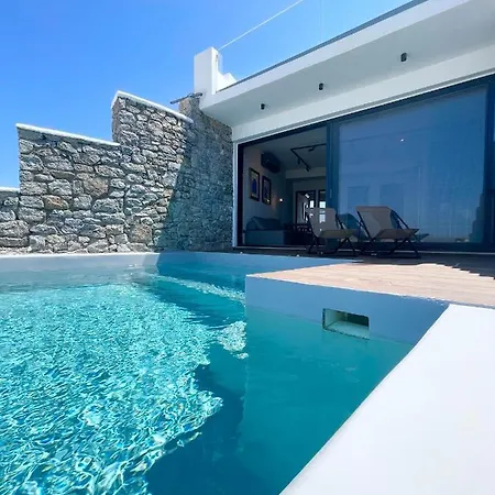 Luxury House With Private Pool At Elia בית נופש Elia (Mykonos)
