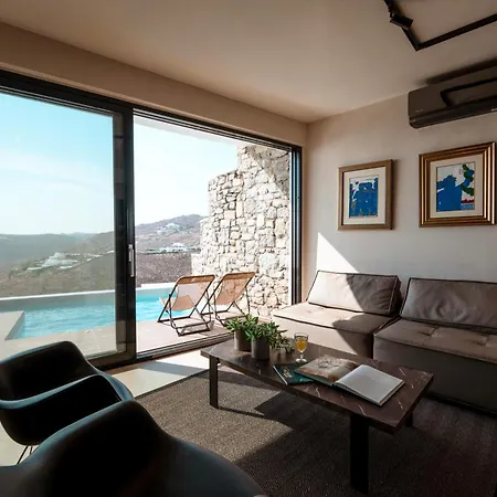 Casa de Férias Luxury Sea View Private Pool - Exclusive At Elia Mykonos *