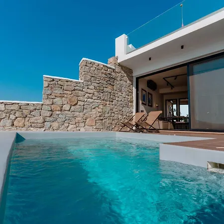 Luxury House With Private Pool At Elia בית נופש