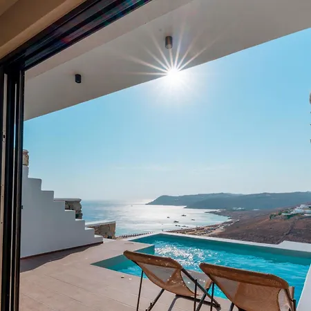 Luxury House With Private Pool At Elia בית נופש