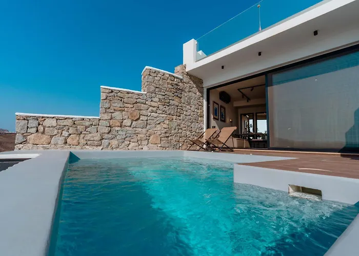 Luxury Sea View Private Pool - Exclusive At Elia Mykonos Casa de Férias