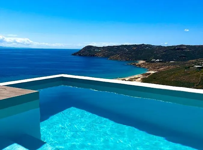 Luxury Sea View Private Pool - Exclusive At Elia Mykonos Feriehus *