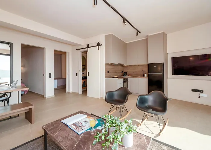 Ferienhaus Luxury Sea View Private Pool - Exclusive At Elia Mykonos