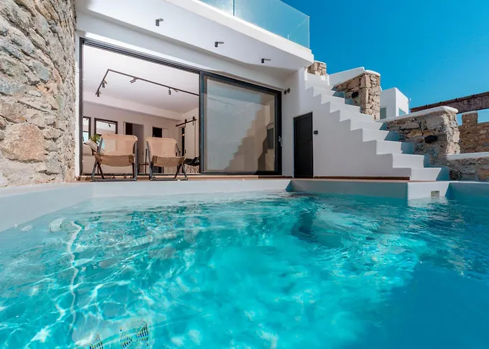 Luxury Sea View Private Pool - Exclusive At Elia Mykonos Feriehus *
